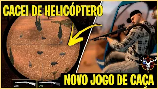 NOVO JOGO DE CAÇA MOBILE -CACEI DE HELICÓPTERO  - AMERICAN MARKSMAN GAMEPLAY