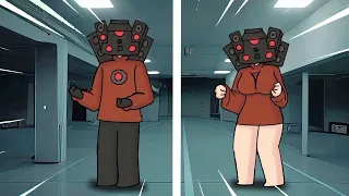 Gender swap meme 3 Titan Speakerman [skibidi toilet anime]