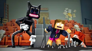 CARTOON CAT APARECEU NO MINECRAFT !! ( TREVOR HENDERSON )