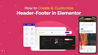 Design Header & Footer in Elementor for FREE