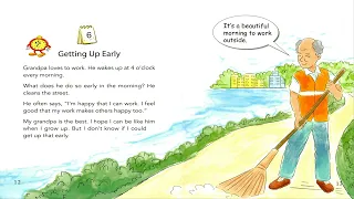 One story a day - Book 4 - Story 6:  Getting up Early