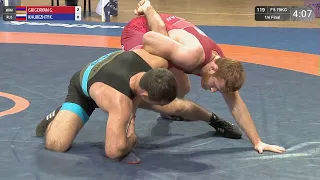 1/4 FS - 79 kg: G. GRIGORYAN (ARM) v. K. KHUBEZHTY (RUS)