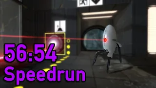 Portal 2 Speedrun in 56:54 (Old World Record)