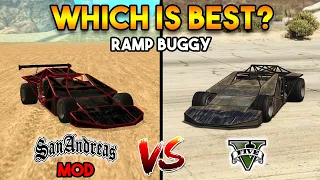 GTA 5 RAMP BUGGY VS GTA SAN ADNREAS RAMP BUGGY : WHICH IS BEST?