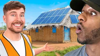 African American Reacts To MrBeast Powered a Village in Africa