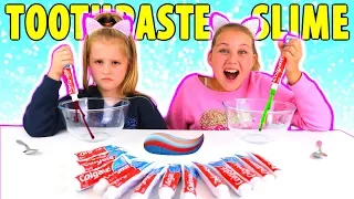 Don't Choose the Wrong Toothpaste Slime Challenge!!! *NEW COLORS*