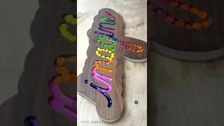 Melting Crayons into Sign