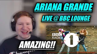 Ariana Grande - BBC LOUNGE LIVE PERFORMANCES REACTION!!! one time, no tears left to cry, giaw