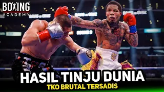 HASIL TINJU DUNIA | TKO BRUTAL TERSADIS | GERVONTA DAVIS VS ISAAC CRUZ | BOXING HIGHLIGHTS