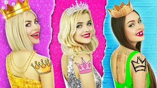 Riche VS Fauché VS Princesse Giga Riche | Riche VS Pauvre & Moments embarrassants par RATATA