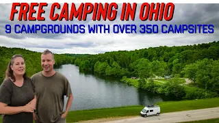 Camping on a former SURFACE COAL MINE!!  Ohio Reclamation Land!