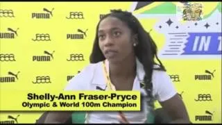 Usain Bolt & Jamaican Team Preview World Championships