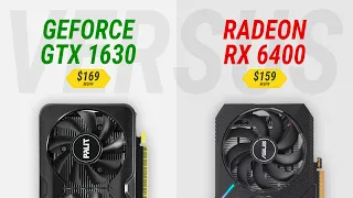 GeForce GTX 1630 vs Radeon RX 6400 (PCIe 4.0 | PCIe 3.0): Test in 11 games at Full HD [1080p]