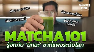 MATCHA 101 - รู้จัก 'มัทฉะ' ชาที่แพงติดอันดับโลก #wonderfood #รสชาติช่างสงสัย