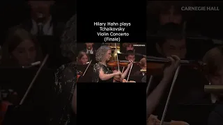 Hilary Hahn plays Tchaikovsky violin concerto (Finale) NYO-USA Dallas,Texas #shorts