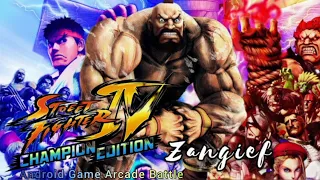 Street Fighter IV Champion edition, Android Game Arcade Battle Zangief |all characters unlocked