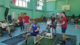 Александр Чугайнов. Жим 165 кг