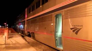 Amtrak Southwest Chief #3 makes long stop at La Plata, Mo.