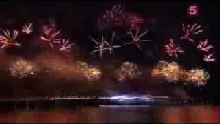 Алые паруса 2010 парусник Фейрверк Салют 9.flv