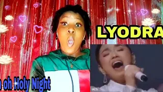 Lyodra - Oh Holy Night (Live Performance) reaction.