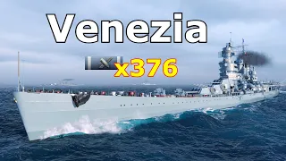 World of WarShips Venezia - 4 Kills 361K Damage