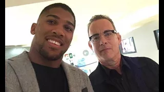 Anthony Joshua meets Tom Hanks