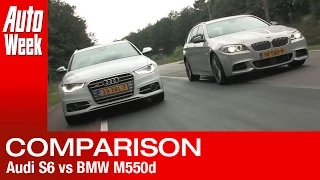 Audi S6 vs. BMW M550d - English subtitled