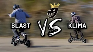 Nami Blast vs Nami Klima - electric scooter drag racing