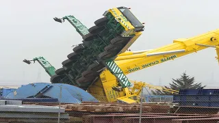 15 Extremely Dangerous Cranes & Excavator Fails | Crazy Heavy Mining Machines Operator Gone Bad