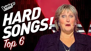 HARDEST SONGS to sing in the Blind Auditions of The Voice! | TOP 6 (Part 3)