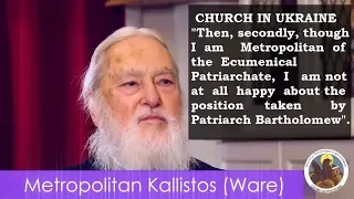 «Church should always preserve its inner freedom» Metropolitan Kallistos (Ware)