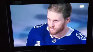 Tampa Bay Lightening fans sing USA National Anthem