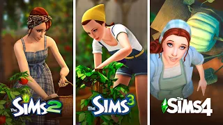 Gardening in The Sims / Comparison 3 parts