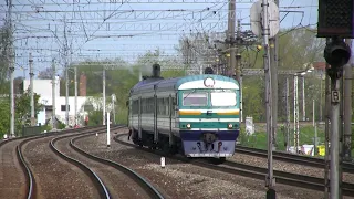 Дизель-поезд ДР1А-225 / DR1A-225 DMU passing Lilleküla