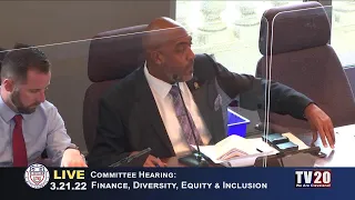 Finance, Diversity, Equity and Inclusion Committee Meeting, March 21, 2022.