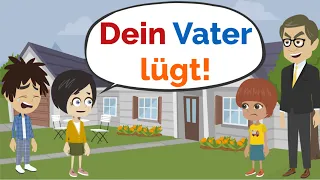 Deutsch lernen | Wer ist der Lügner? | Wortschatz und wichtige Verben