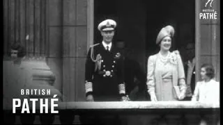 George VI , Queen And Princesses On Palace Balcony (1937)