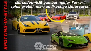 Bawa SUV Mercedes-AMG ngebut ngejar Ferrari! (Plus nyamperin showroom Prestige Motorcars!)