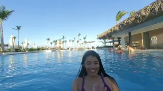 Camila tried to pull me in the pool! VR180
