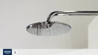 Монтаж душової системи Grohe  з термостатичним змішувачем