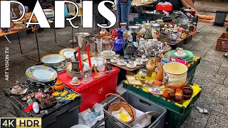 🇫🇷[PARIS 4K] "PARIS BEST TRADITIONAL FLEA MARKET "VANVES" WALK" (4K60 FPS VERSION) 30/APRIL/2024