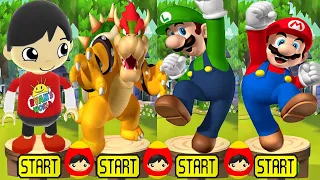 Tag with Ryan - Super Mario vs Luigi vs Bowser vs Kaji Ryan New Game Mod Run Gameplay