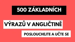 500 základních výrazů v angličtině