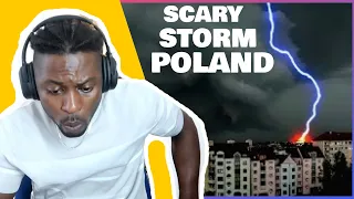 Scary day in Poland 2021 - A terrible storm hits the city of Katowice ⚡️| Shady News REACTION