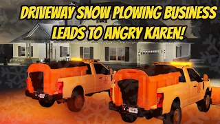 Greenville, Wisc Roblox l Snow Storm Plowing ANGRY KAREN Update Roleplay