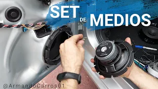 Como mejorar el sonido sin amplificador, instalación set de medios Pioneer 6.5" | Armando Carros