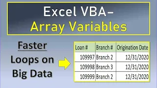 Excel VBA Read and Write Data to Arrays