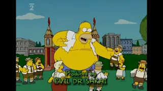 Homer Simpson (blob) žere všechno v jeho cestě. S18E04