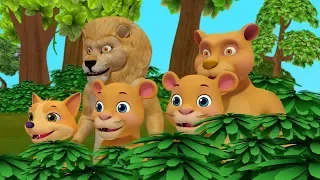 The Lion and the Fox Cub Kathe | Telugu Stories For Kids | Moral Stories | Infobells