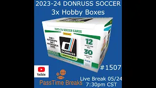05/24 - 2023-24 DONRUSS FIFA SOCCER - 3x Hobby Box #1507 LIVE BREAK